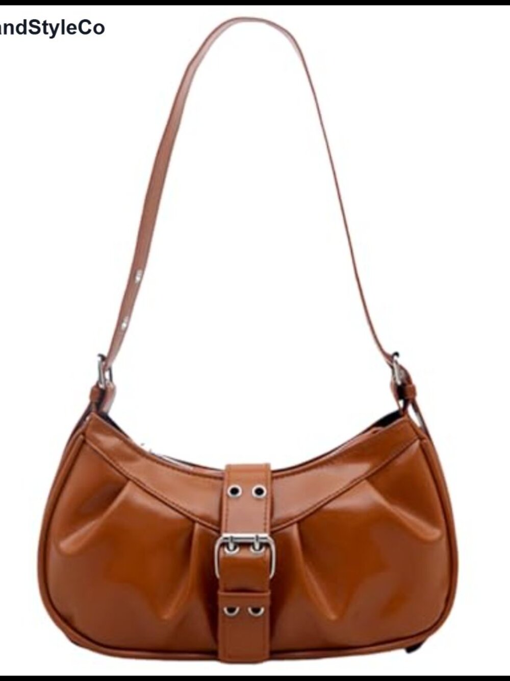 PU Leather Hobo Shoulder Bag Small Cute Clutch Top Handle Purse